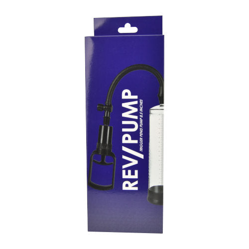 Rev-Pump Trigger Penis Pump 8.5 Inches – Quick-Release Penis Pump 8.5 Inches Length 2.4 Inches Diameter Penis Pumps
