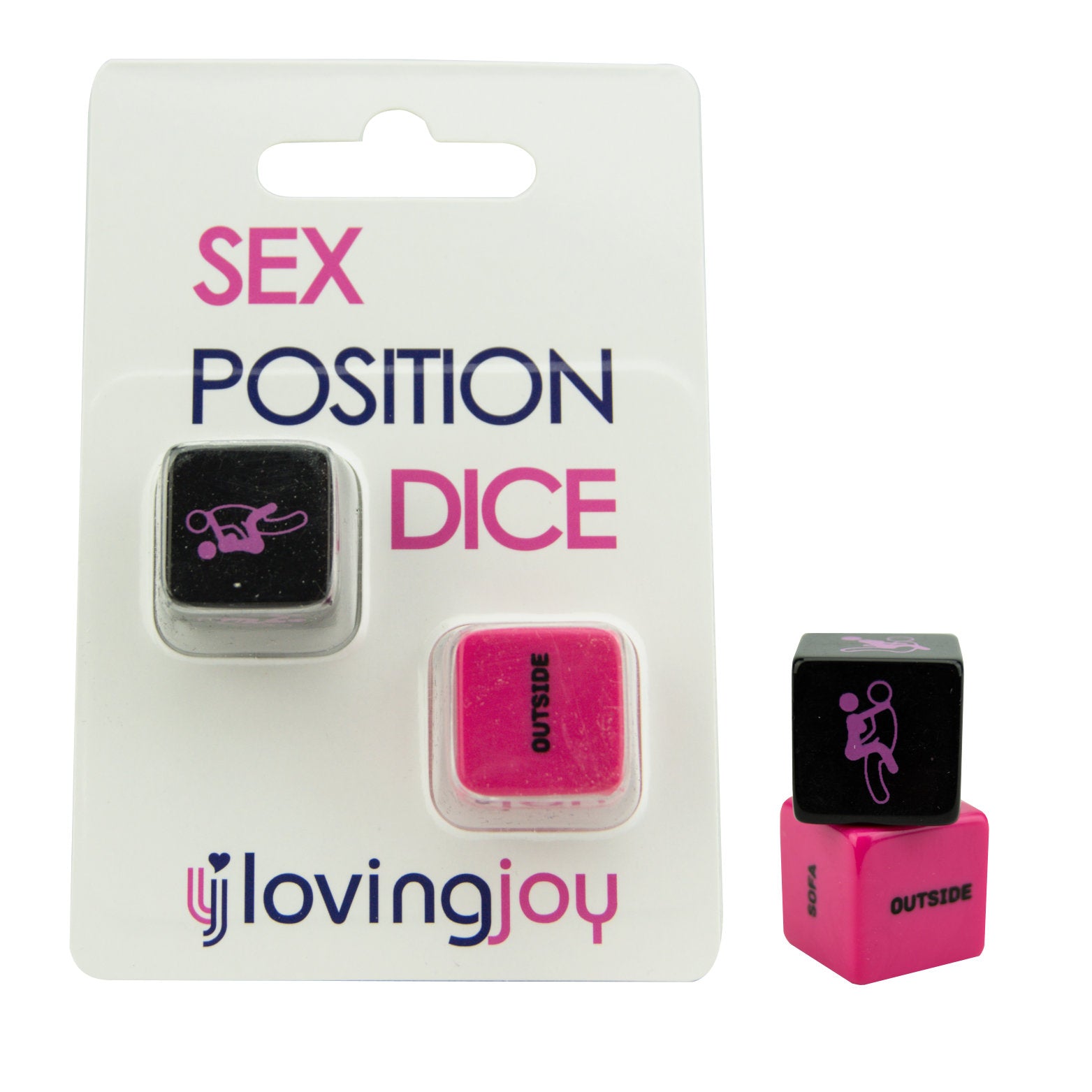 Loving Joy Sex Position Dice – Erotic Game Accessory > Novelties > Games
