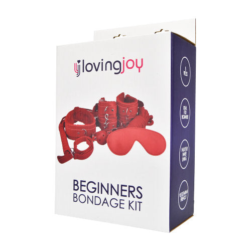 Loving Joy Beginner's Bondage Kit (Red) – 8 Piece Bondage Kit > Bondage Gear > Bondage Kits
