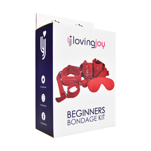 Loving Joy Beginner's Bondage Kit (Red) – 8 Piece Bondage Kit > Bondage Gear > Bondage Kits
