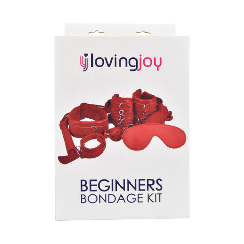 Loving Joy Beginner's Bondage Kit (Red) – 8 Piece Bondage Kit > Bondage Gear > Bondage Kits