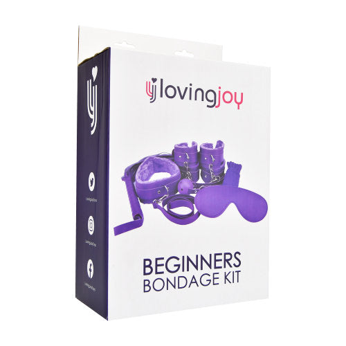 Loving Joy Beginner's Bondage Kit (Purple) – 8 Piece Bondage Kit > Bondage Gear > Bondage Kits