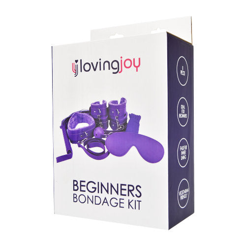 Loving Joy Beginner's Bondage Kit (Purple) – 8 Piece Bondage Kit > Bondage Gear > Bondage Kits