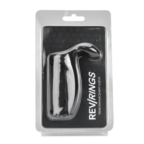 Rev-Rings Penis Enhancement Sleeve – Silicone Penis Sleeve With External Stimulator SLEEVES