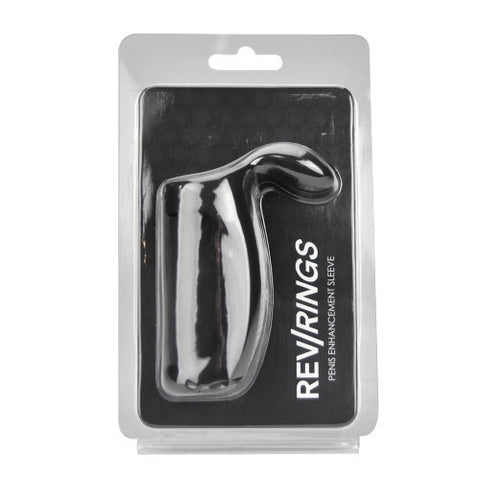 Rev-Rings Penis Enhancement Sleeve – Silicone Penis Sleeve With External Stimulator SLEEVES