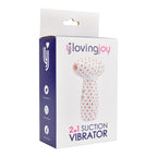 Loving Joy 2 in 1 Suction Vibrator (Polka Dot) – Dual-Function Vibrator > Sex Toys For Ladies > Air Pulsation
