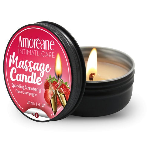 Amoreane Sparkling Strawberry – Scented Massage Candle Default Title Massage Candles