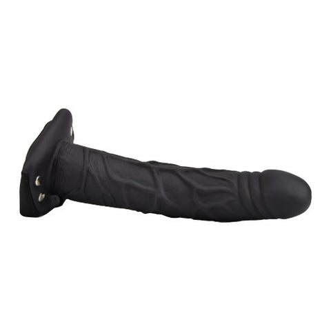 Loving Joy 9 Inch Hollow Strap-On (Black) – Hollow Dildo Strap-On Strap-ons Hollow