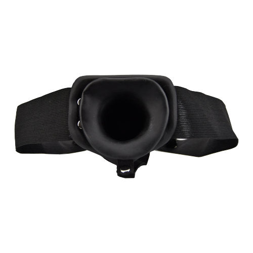 Loving Joy 9 Inch Hollow Strap-On (Black) – Hollow Dildo Strap-On > Dildos > Hollow Strap Ons