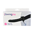 Loving Joy 9 Inch Hollow Strap-On (Black) – Hollow Dildo Strap-On > Dildos > Hollow Strap Ons