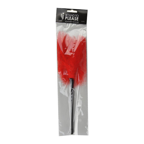 Bound to Please Feather Tickler (Red) – Sensory Play Feather Tickler Whips & Paddles