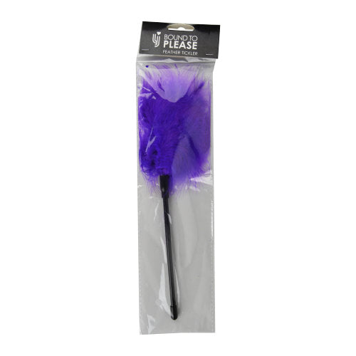 Bound to Please Feather Tickler (Purple) – Sensory Play Accessory Whips & Paddles