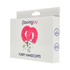 Loving Joy Furry Handcuffs (Pink) – Fluffy Handcuffs > Bondage Gear > Handcuffs