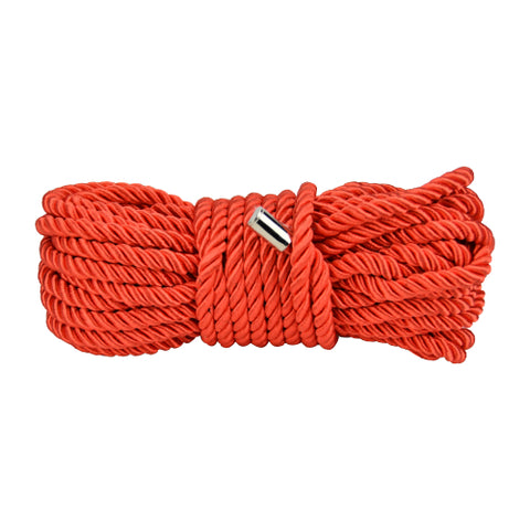 Bound to Please Silky Bondage Rope (Red) – 10 Meter Bondage Rope Rope