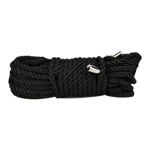 Bound to Please Silky Bondage Rope 10 Meter Black – Silky Strong Bondage Rope Rope