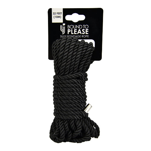 Bound to Please Silky Bondage Rope 10 Meter Black – Silky Strong Bondage Rope Rope