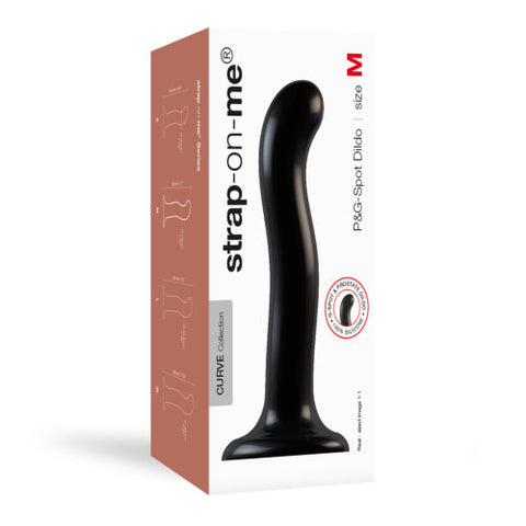 Strap On Me Curved Prostate And G Spot Dildo Medium > Realistic Dildos and Vibes > Strap on Dildo