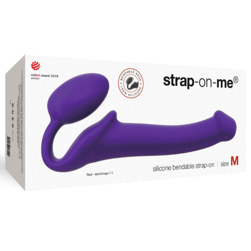 Strap On Me Semi-Realistic Bendable Silicone Strap-On – Small | Medium > Dildos > Strapless Strap Ons