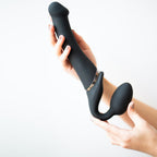 Strap On Me Vibrating Bendable Strap-On – Rechargeable Silicone Strap-On with Remote Control > Dildos > Strap On Dildos