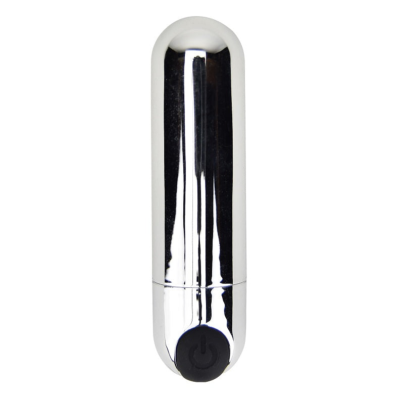 Loving Joy 10 Function Rechargeable Bullet Vibrator (Silver) Default Title > Vibrators > Mini Vibrators Main image