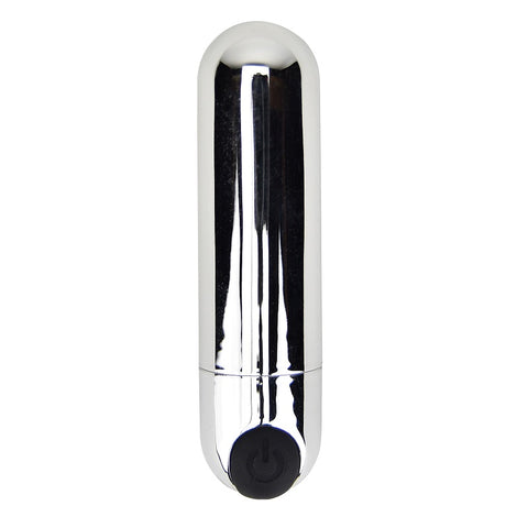 Loving Joy 10 Function Rechargeable Bullet Vibrator (Silver) Default Title > Vibrators > Mini Vibrators