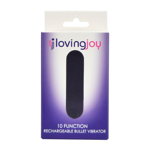 Loving Joy 10 Function Rechargeable Bullet Vibrator – USB Rechargeable > Vibrators > Mini Vibrators