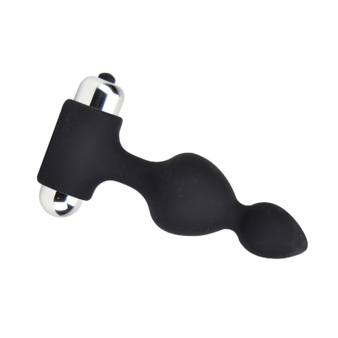 Loving Joy 10 Function Vibrating Anal Beads – Silicone Vibrating Anal Beads 3.25 Inch Insertable Length Beads