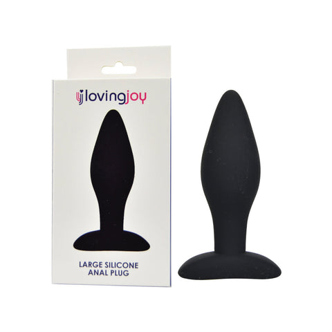 Loving Joy Silicone Anal Plug Large – Silicone Butt Plug with 10.5cm Length and 12.5cm Circumference Butt Plugs