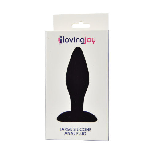 Loving Joy Silicone Anal Plug Large – Silicone Butt Plug with 10.5cm Length and 12.5cm Circumference > Anal Range > Butt Plugs