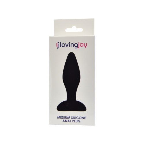 Loving Joy Silicone Anal Plug Medium – Silicone Butt Plug Insertable Length 9 cm Diameter 3.3 cm > Anal Range > Butt Plugs