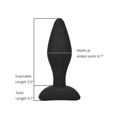 Loving Joy Silicone Anal Plug Medium – Silicone Butt Plug Insertable Length 9 cm Diameter 3.3 cm Butt Plugs