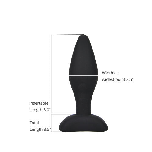 Loving Joy Silicone Anal Plug Small – Silicone Small Butt Plug with 7.5cm Length and 8.5cm Circumference Butt Plugs