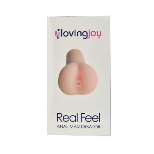 Loving Joy Real Feel Anal Male Masturbator – Textured Inner Canal Masturbator Strokers - Manual