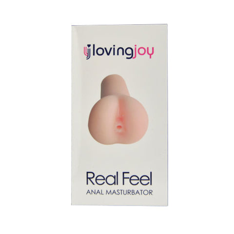 Loving Joy Real Feel Anal Male Masturbator – Textured Inner Canal Masturbator Strokers - Manual