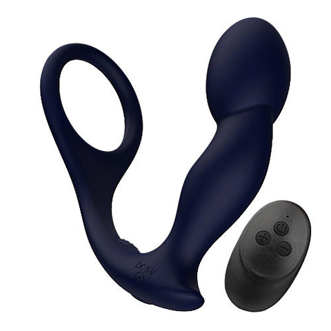 Rev-Pro Remote Controlled Silicone Prostate Massager (USB Rechargeable) – Beginner Friendly Prostate Massager With Cock Ring Default Title Prostate Tools