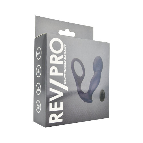 Rev-Pro Remote Controlled Silicone Prostate Massager (USB Rechargeable) > Anal Range > Prostate Plugs