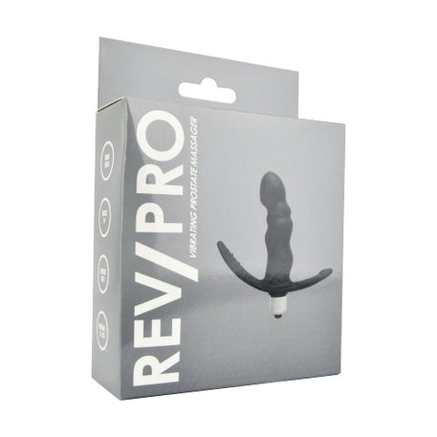Rev-Pro Vibrating Prostate Massager – Beginner-Friendly Vibrating Prostate Massager with Ribbed Design and Removable Bullet Vibrator Prostate Massagers