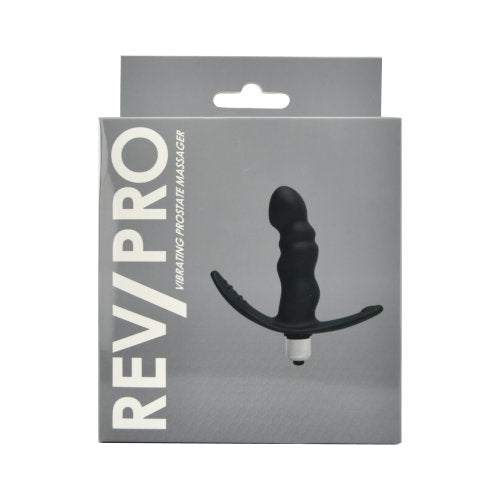 Rev-Pro Vibrating Prostate Massager – Beginner-Friendly Vibrating Prostate Massager with Ribbed Design and Removable Bullet Vibrator > Anal Range > Prostate Plugs