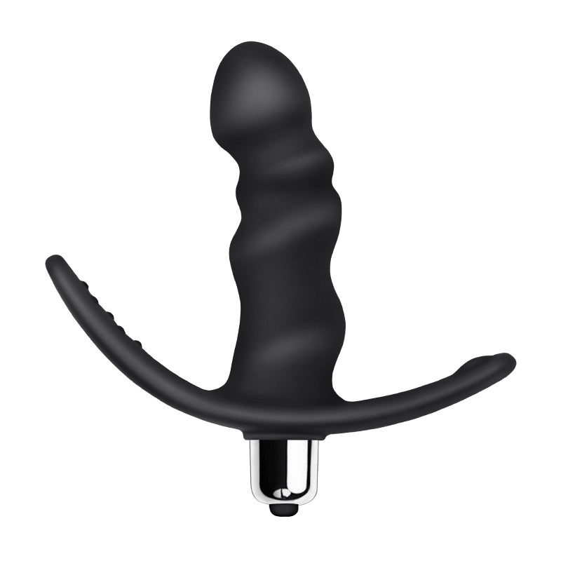 Rev-Pro Vibrating Prostate Massager – Beginner-Friendly Vibrating Prostate Massager with Ribbed Design and Removable Bullet Vibrator Default Title > Anal Range > Prostate Plugs