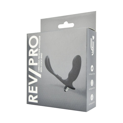Rev-Pro Vibrating Prostate Massager with Removable Bullet Vibrator and Cock Ring > Anal Range > Prostate Plugs