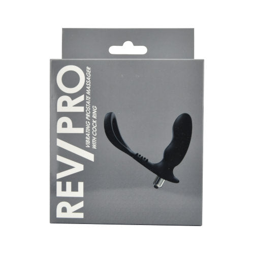 Rev-Pro Vibrating Prostate Massager with Removable Bullet Vibrator and Cock Ring > Anal Range > Prostate Plugs