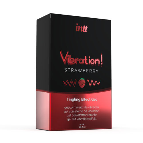 Intt Vibration Strawberry Flavour – Liquid Vibrator ENHANCERS