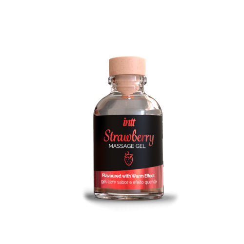 Intt Strawberry Flavored Massage Gel – Kissable Warming Sensation Massage Gel > Essentials > Massage Oil