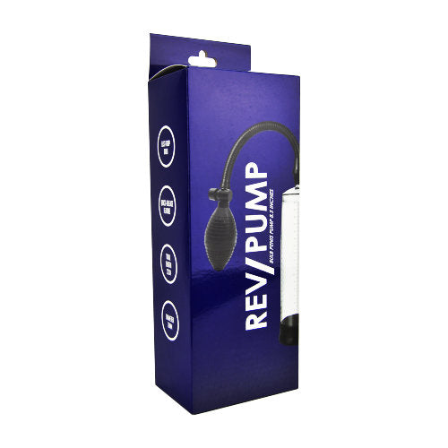 Rev-Pump Bulb Penis Pump 8.5 Inches Insertable Length 20 cm Diameter 7 cm – Easy-Grip Penis Pump Penis Pumps