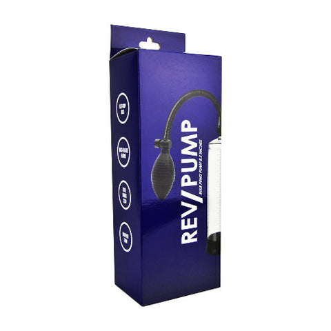 Rev-Pump Bulb Penis Pump 8.5 Inches Insertable Length 20 cm Diameter 7 cm – Easy-Grip Penis Pump Penis Pumps