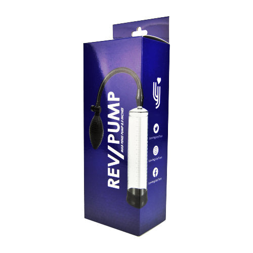 Rev-Pump Trigger Penis Pump 8.5 Inches – Quick-Release Penis Pump 8.5 Inches Length 2.4 Inches Diameter Penis Pumps