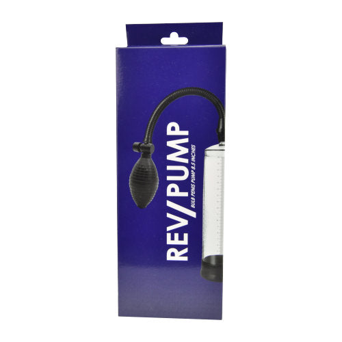 Rev-Pump Bulb Penis Pump 8.5 Inches Insertable Length 20 cm Diameter 7 cm – Easy-Grip Penis Pump Penis Pumps