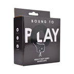 Bound to Play Heavy Duty Furry Handcuffs (Black) – Adjustable Role-Play Handcuffs > Bondage Gear > Handcuffs