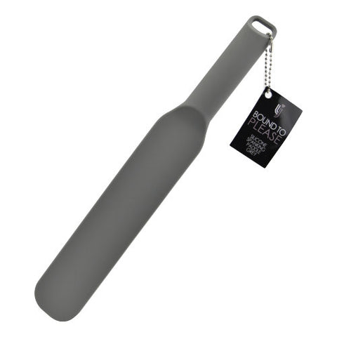 Bound to Please Silicone Spanking Paddle (Grey) – Durable Silicone Spanking Paddle Whips
