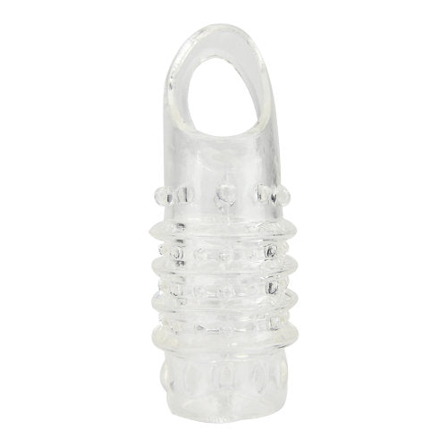 Rev-Sleeves Textured Penis Sleeve with Ball Loop – Stretchy Textured Penis Sleeve SLEEVES